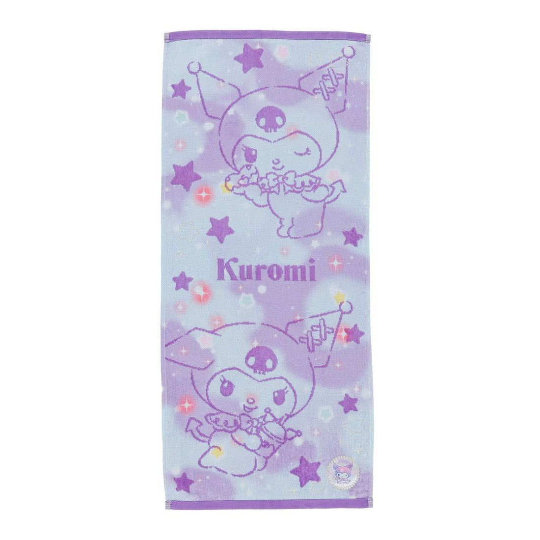 Marushin Face Towel Sanrio Kuromi 100% Cotton Gift Idea