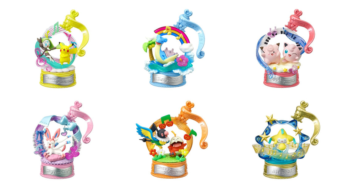 RE-MENT Pocket Monsters Pop Melody Collectible Figure 100mm