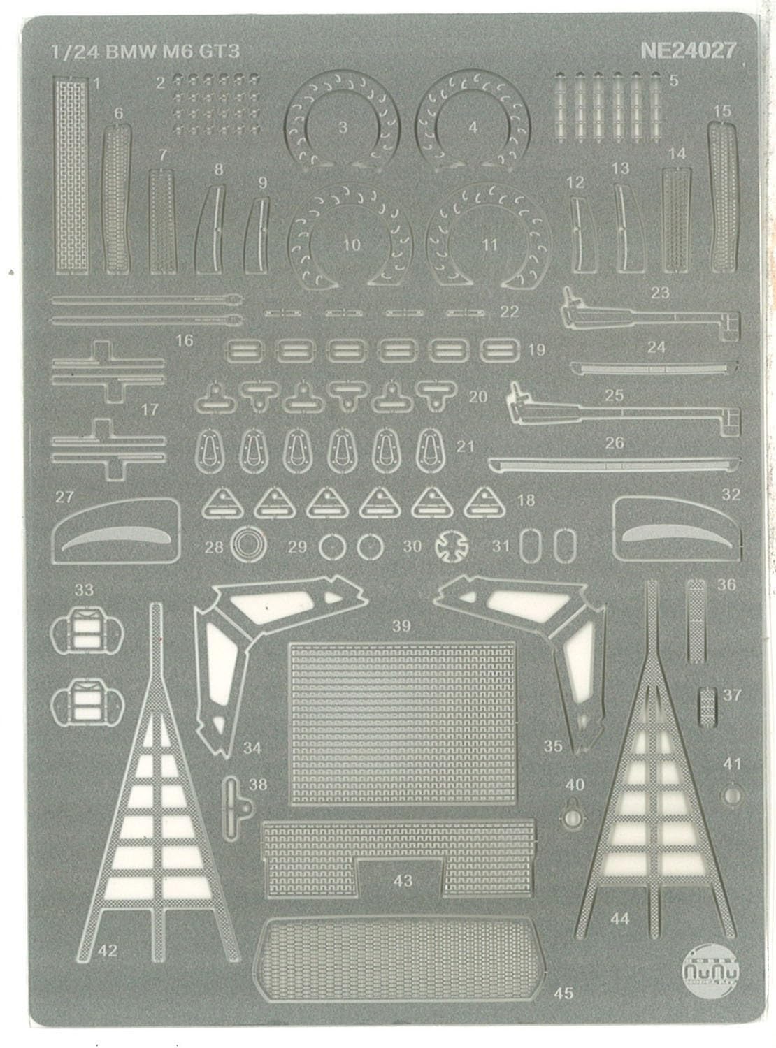 PLATZ 1/24 Racing Series BMW M6 GT3 2020 Model Detail Parts