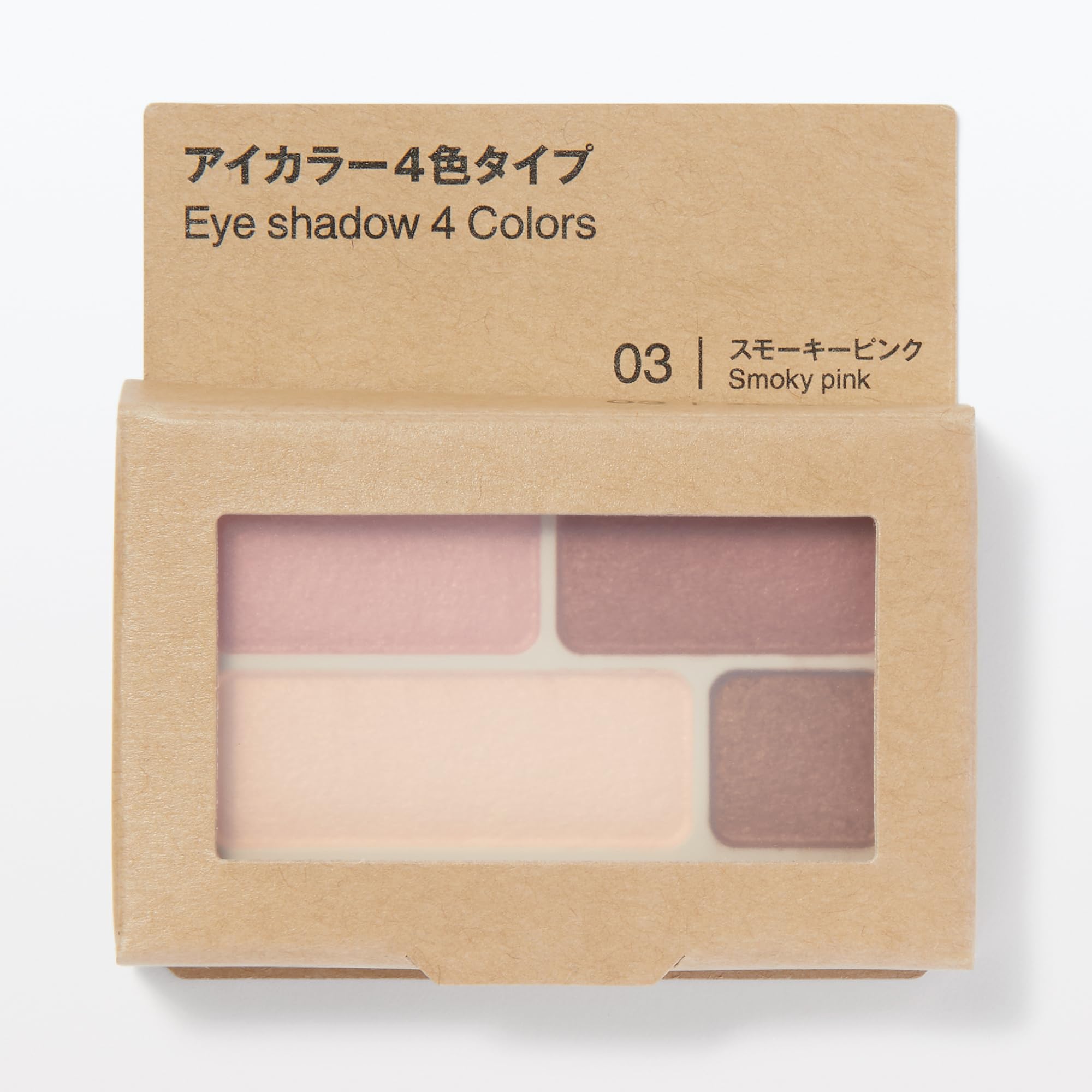 Mujirushiryouhin Smoky Pink Eyeshadow Palette 4.5g