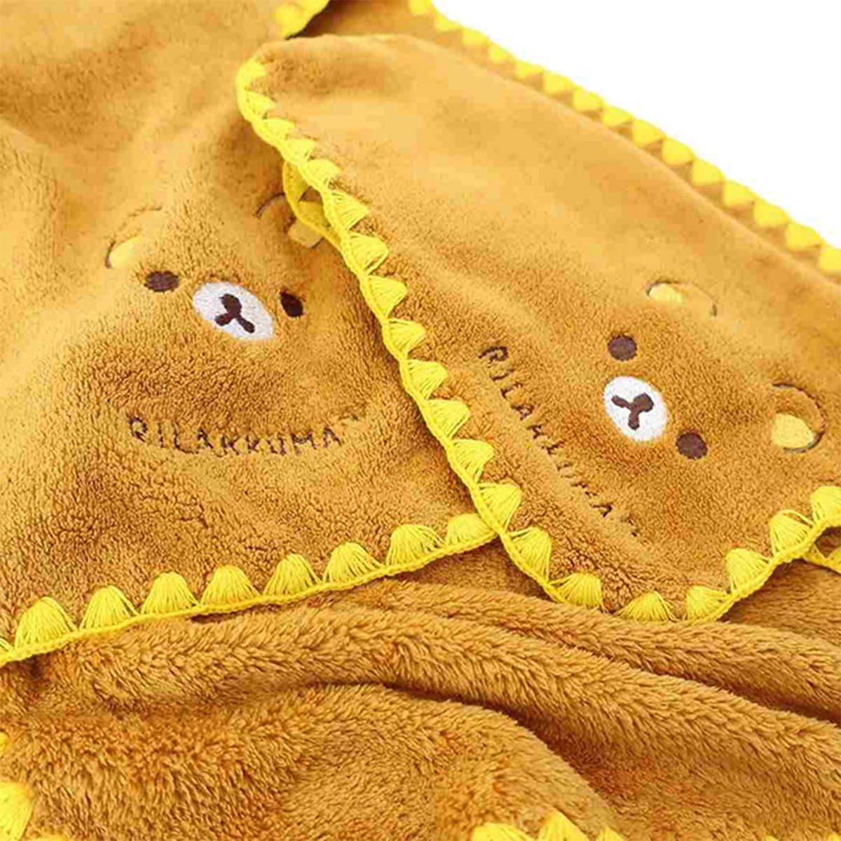 Marushin Face Towel Rilakkuma Microfiber Antibacterial and Odor Resistant