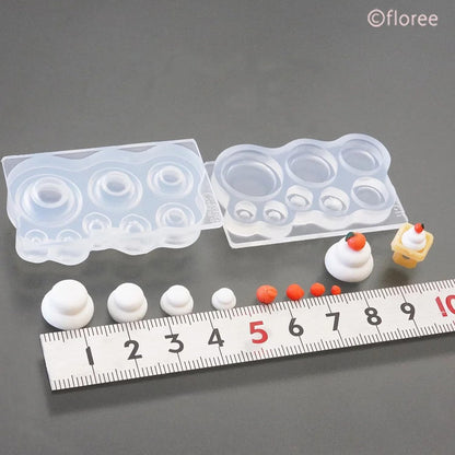 Kameshima Soft Mold Mirror Mochi 3D Silicone Hobby Mold C-859