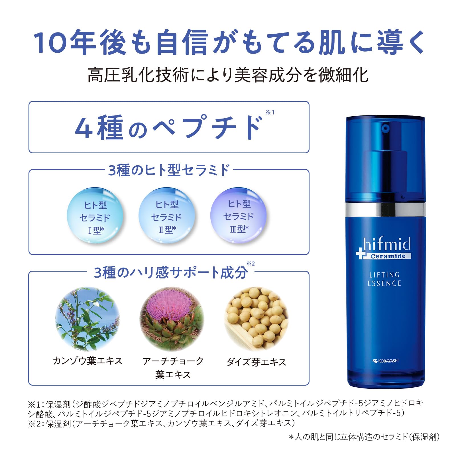 Hifmid Lifting Essence 30mL Hydrating Serum with Peptides