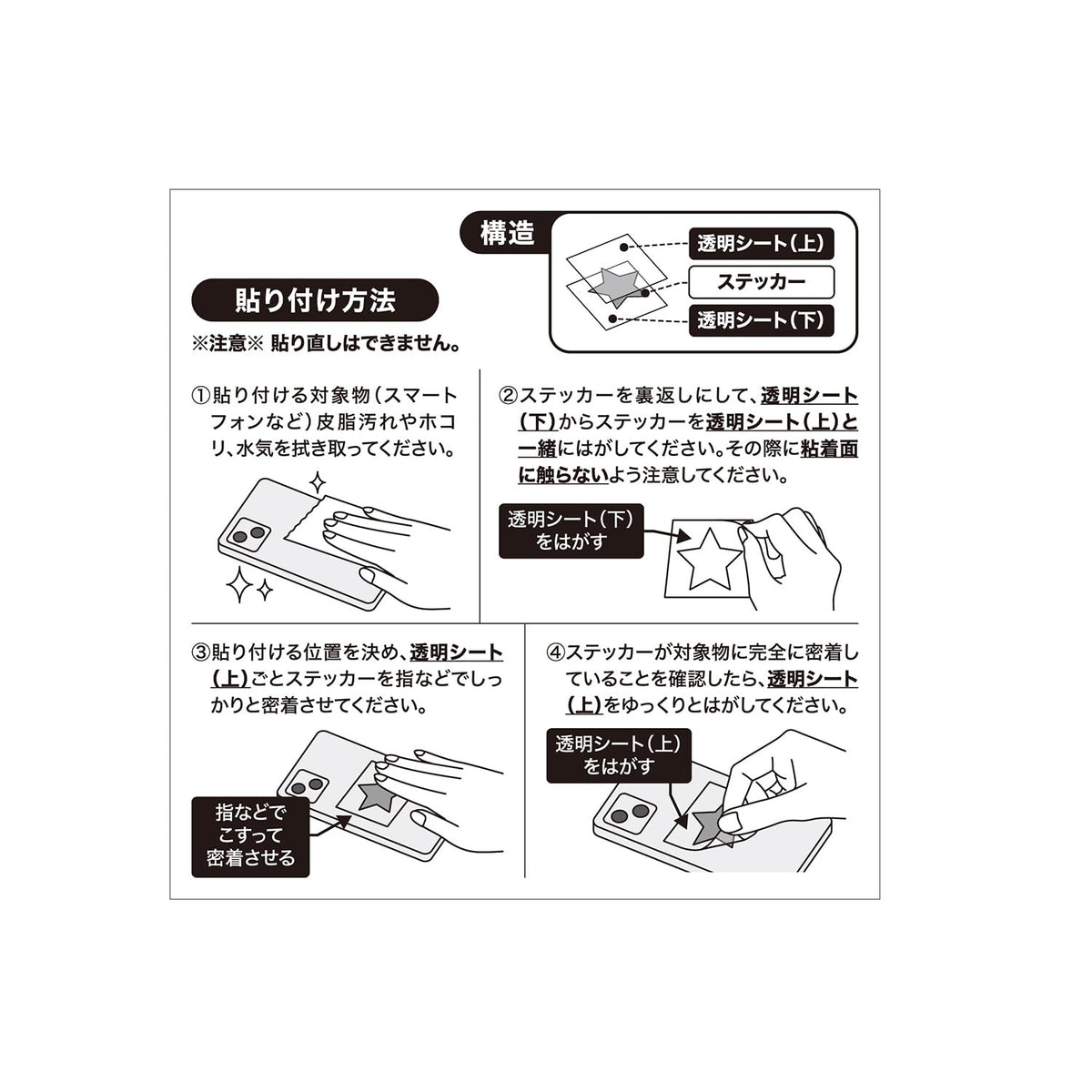 Suncrest Mobile Sticker Japanese Pattern Fushigibana MS-PM15