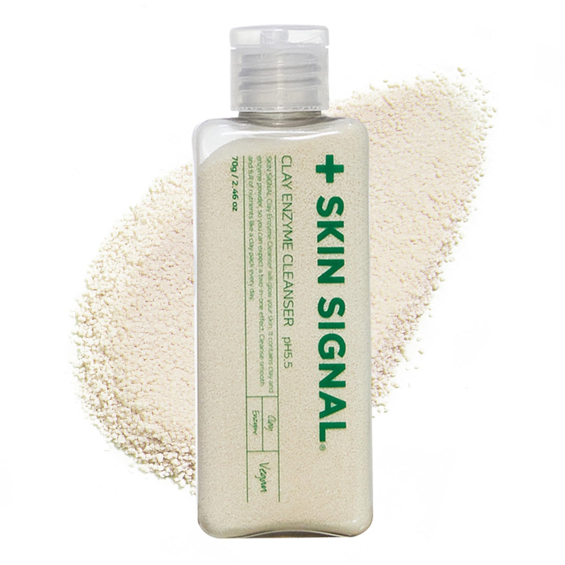 skin signal Cleansing Powder with Clay 70ml for Gentle Exfoliation
