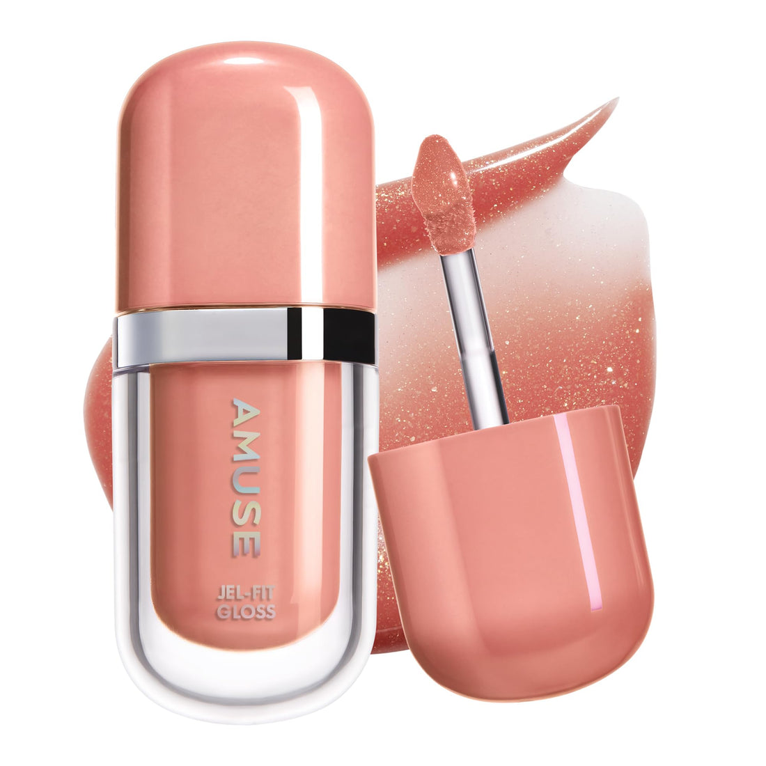 AMUSE Gel Fit Gloss Pumpkin Pearl Gloss Lightweight Lip Gloss