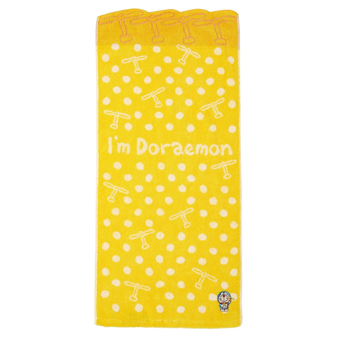 Marushin Face Towel Featuring Doraemon Flying Takekoputoru