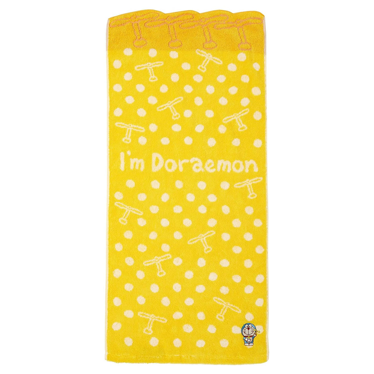 Marushin Face Towel Featuring Doraemon Flying Takekoputoru