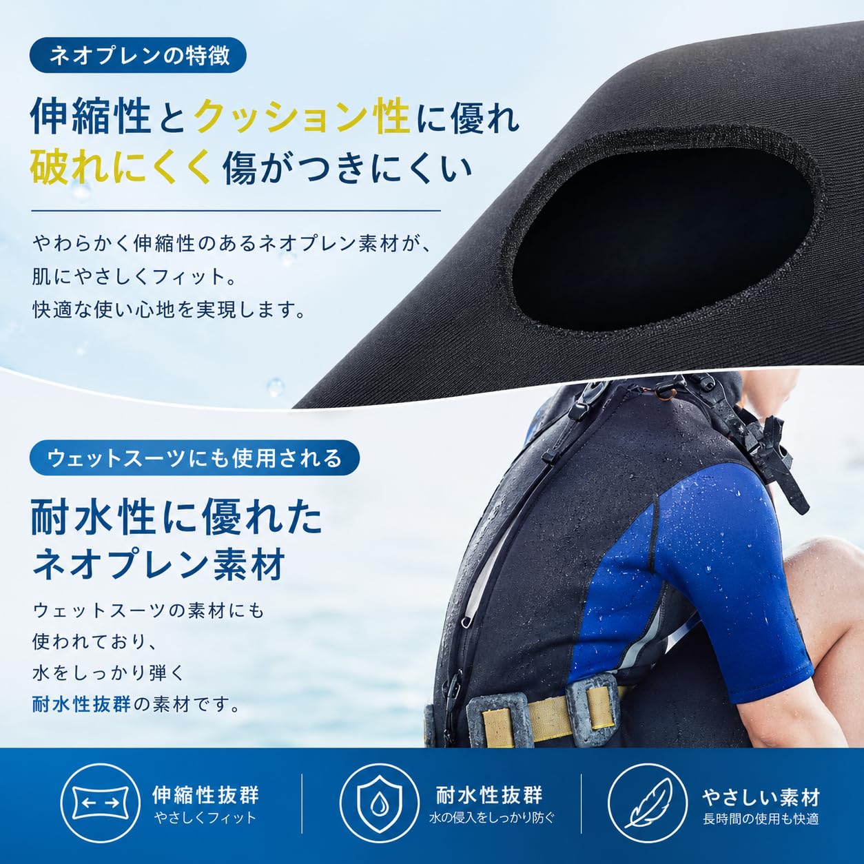TAKUMED Waterproof Shower Gaiter Cover for Adults