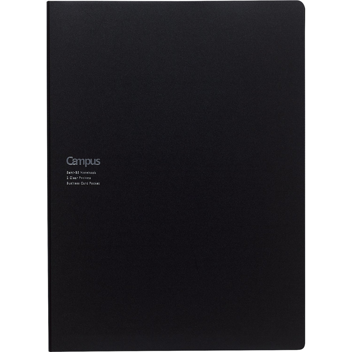 KOKUYO Notebook Cover with Document File and Campus Notebook Included Black