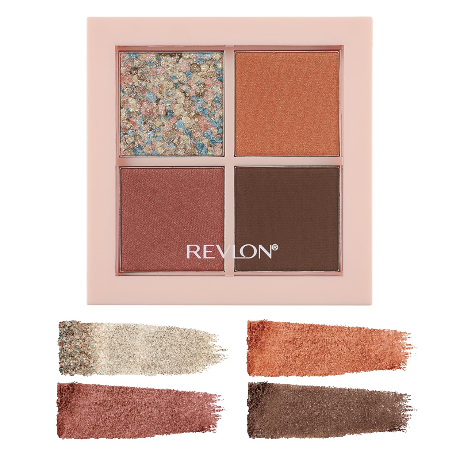 REVLON Dazzle Eyeshadow Quad Sand Dune 3g for Vibrant Looks