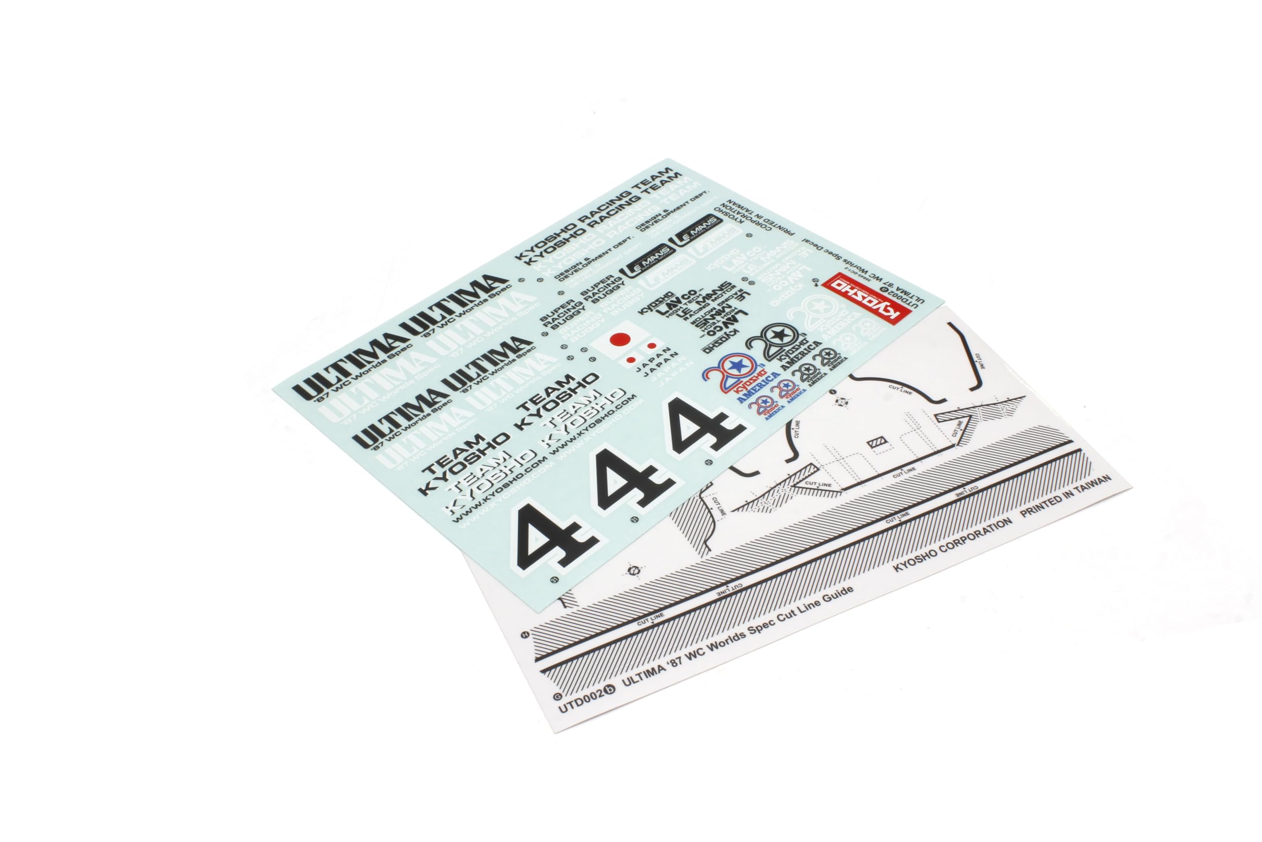 Kyosho Decal Set for Ultima 87WC RC Model Parts