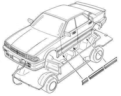FUJIMI 1/24 Cedric V20E Gran Turismo Scale Model Kit