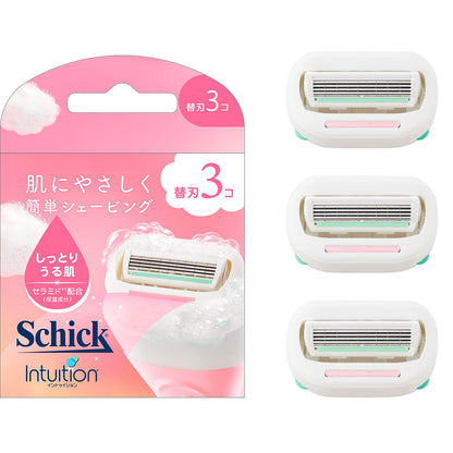 Schick Intuition Moisturizing Razor Blades for Women 3 Count