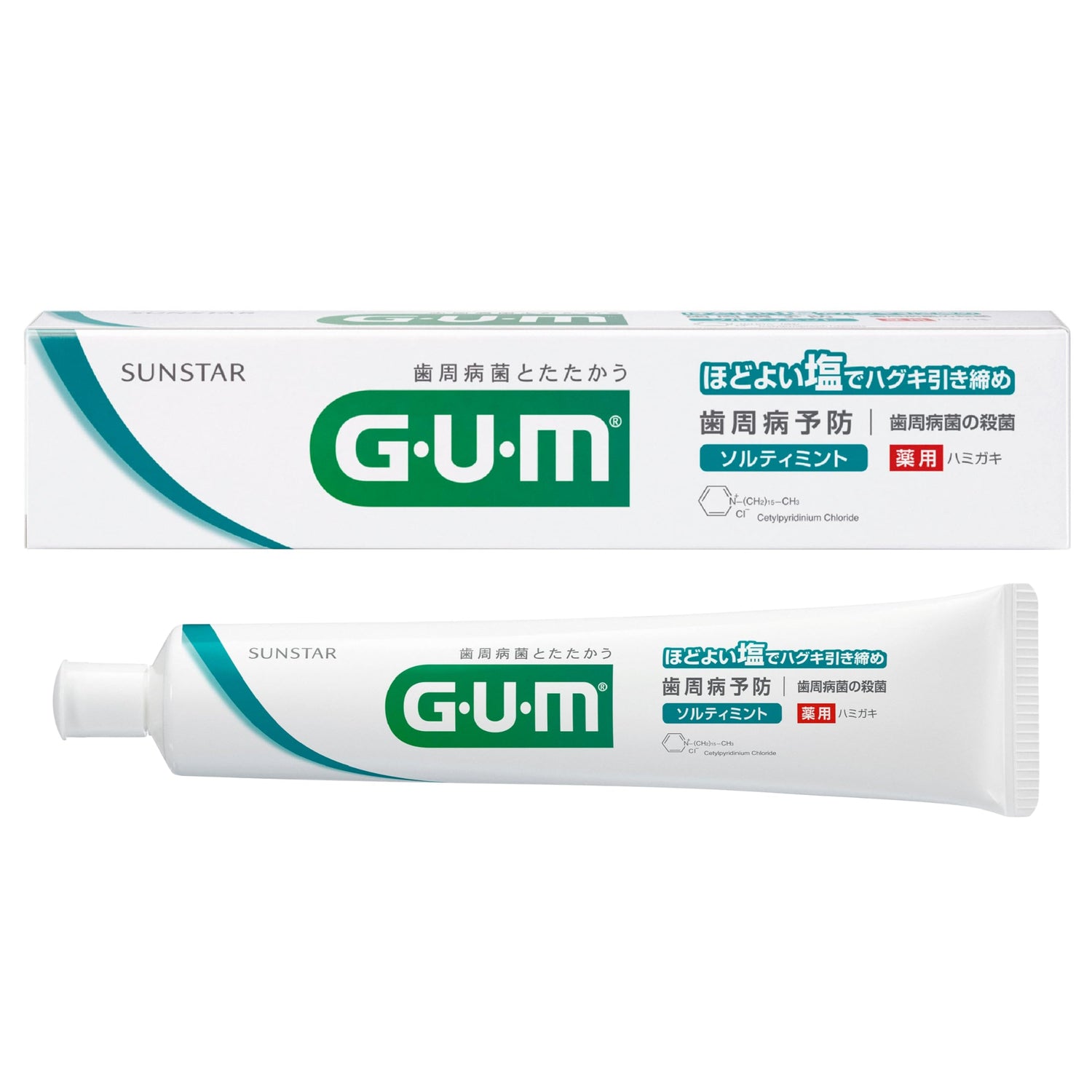 GUM Dental Paste Salty Mint 150g for Fresh Breath and Oral Care