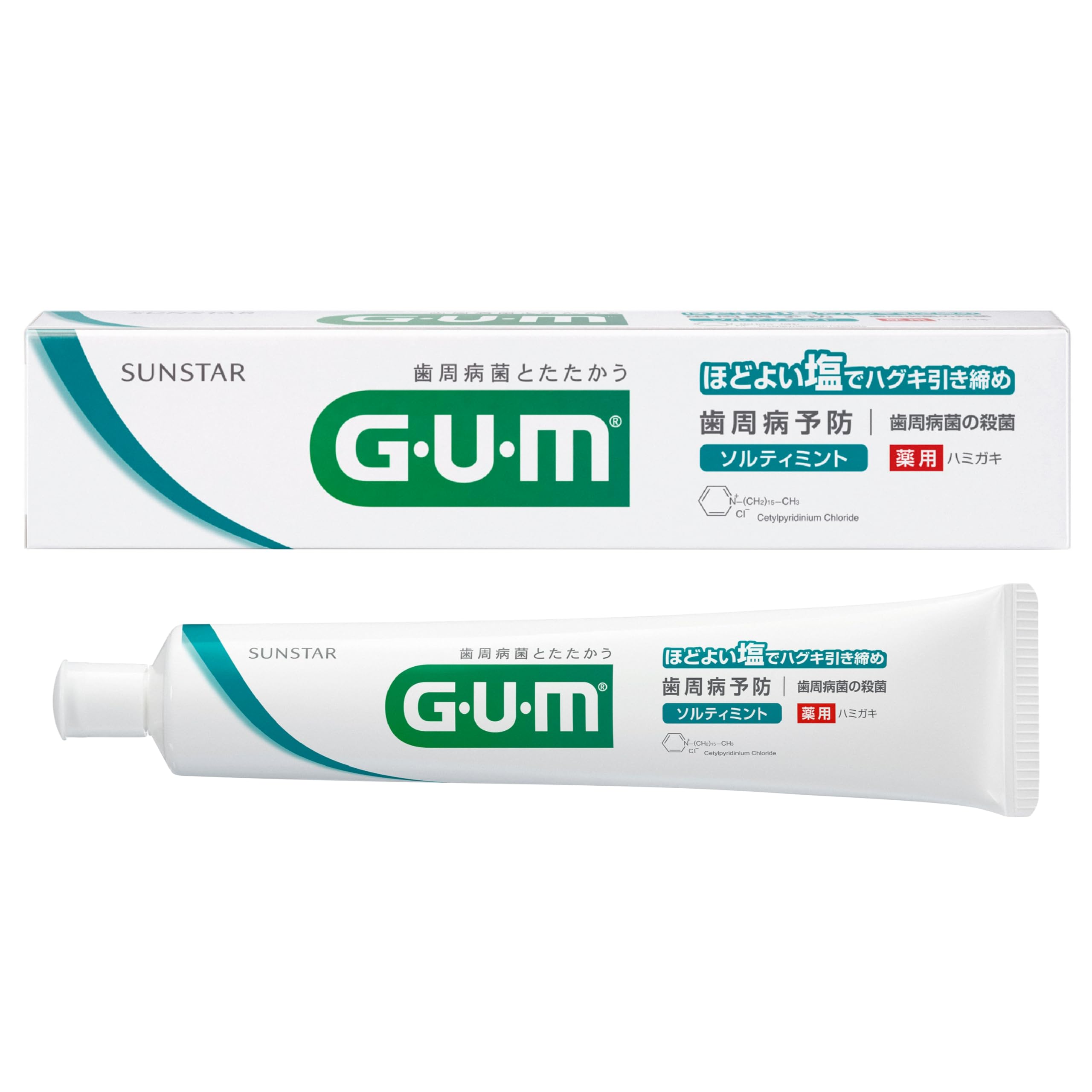 GUM Dental Paste Salty Mint 150g for Fresh Breath and Oral Care