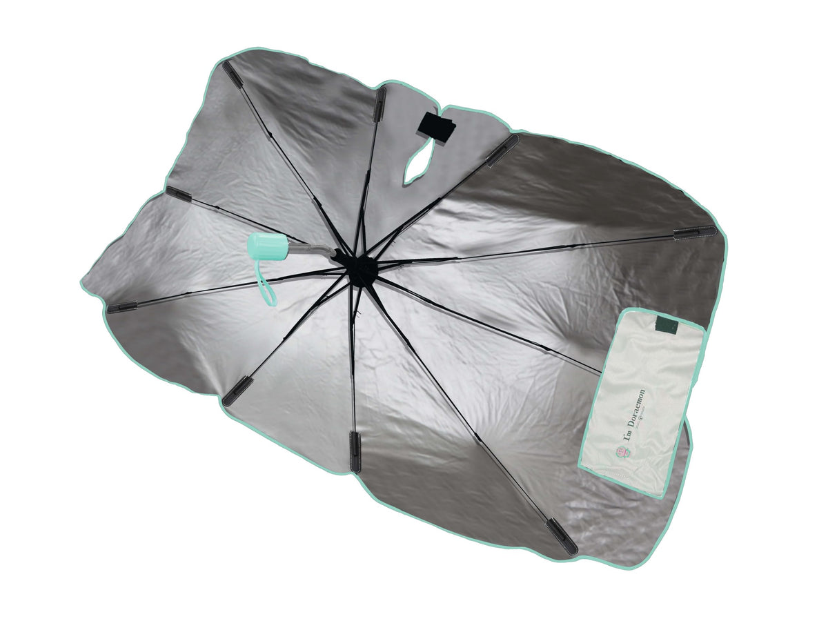 Mitsukin Shoji 3-Way Car Sunshade with Flexible Design for Front Windshield