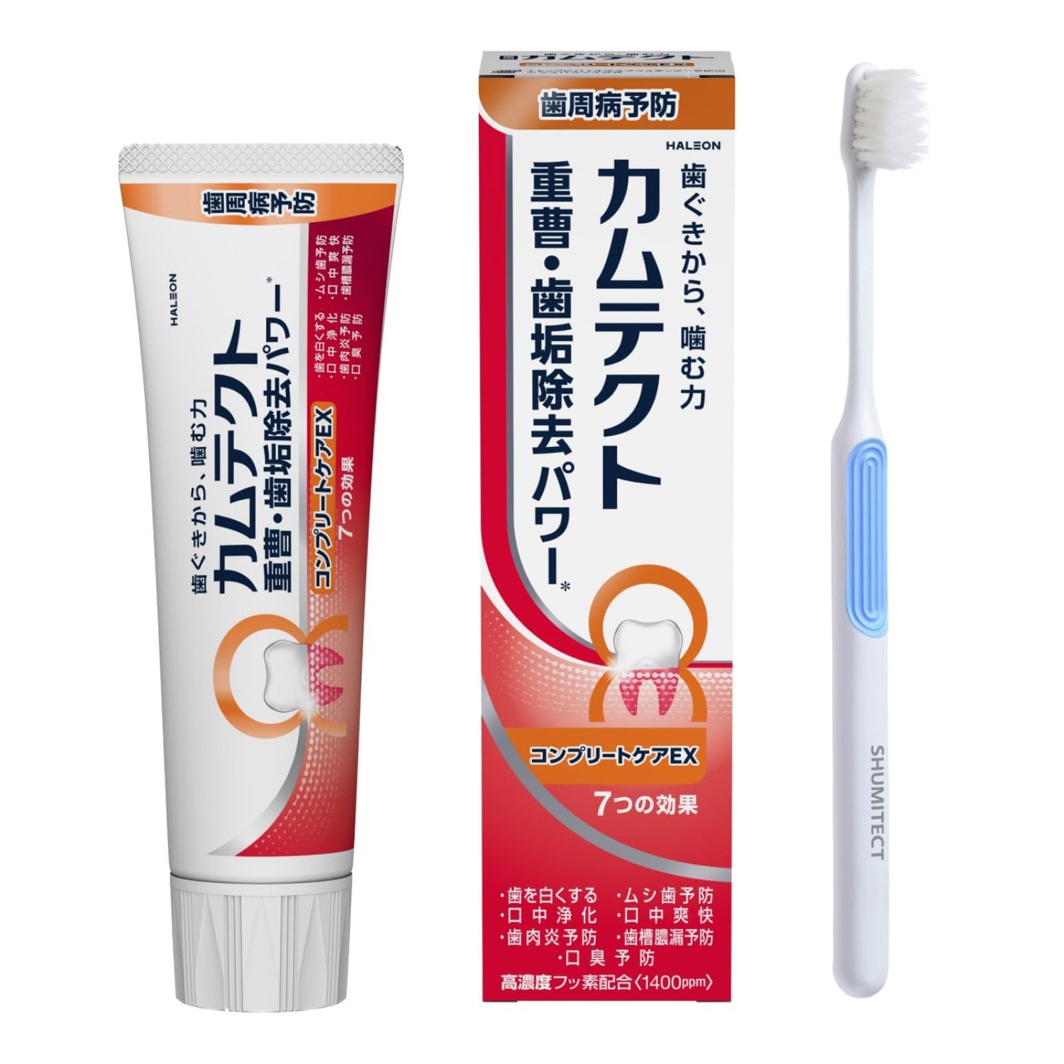 Kamtect Complete Care EX Toothpaste with Toothbrush for Oral Health