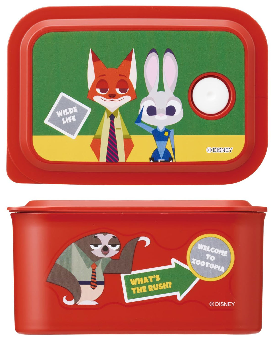 Skater Bento Box Mini Container for Lunch 320ml Disney Zootopia