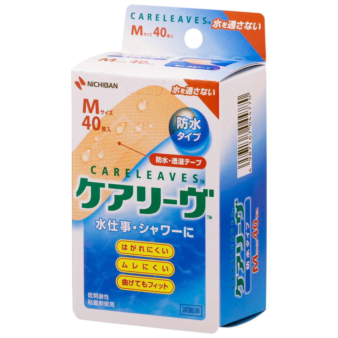 Careleave Waterproof Bandages Size M 25mm x 70mm by Nichiban