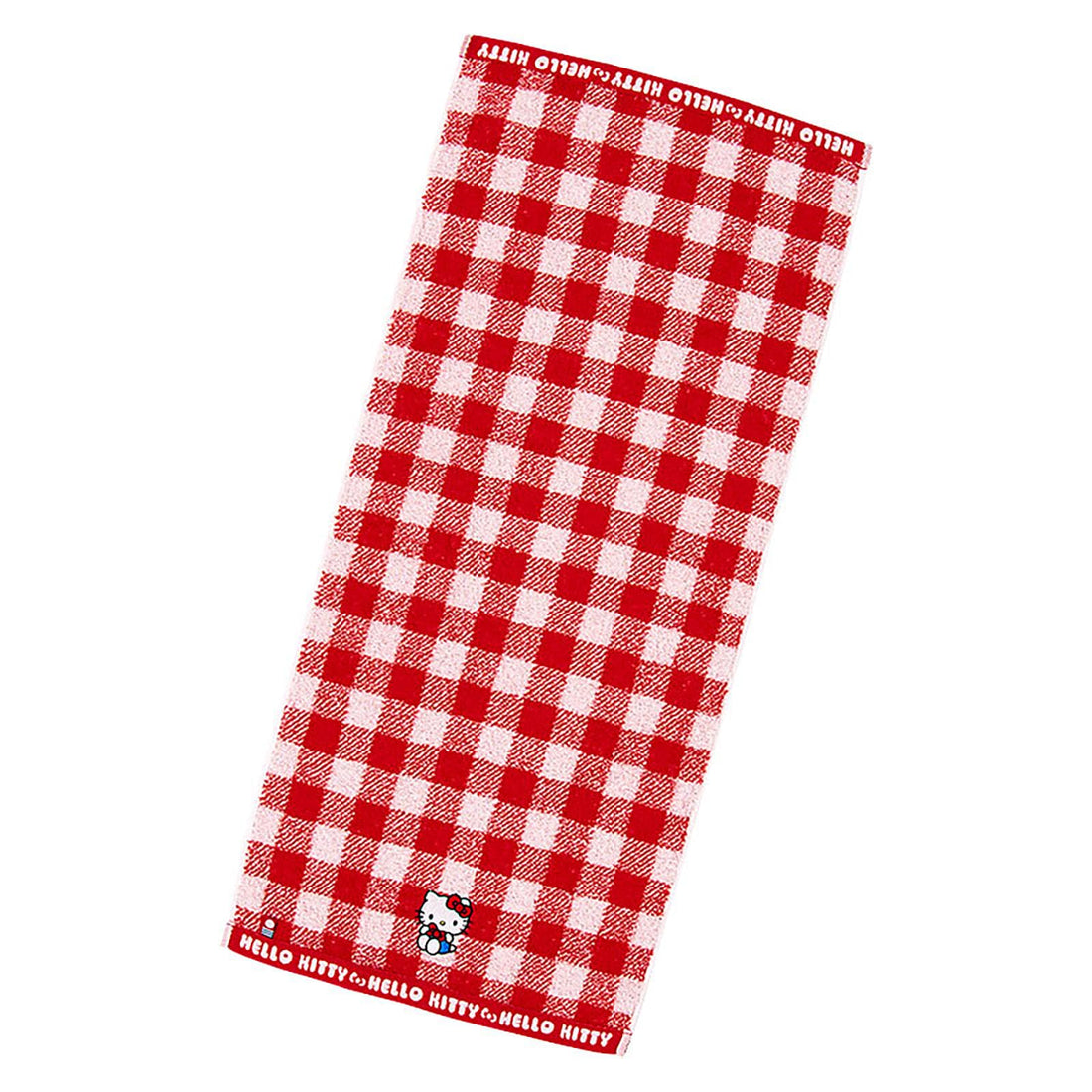 SANRIO Hello Kitty Imabari Face Towel, 100% Cotton, Made in Japan, 34 × 76 cm