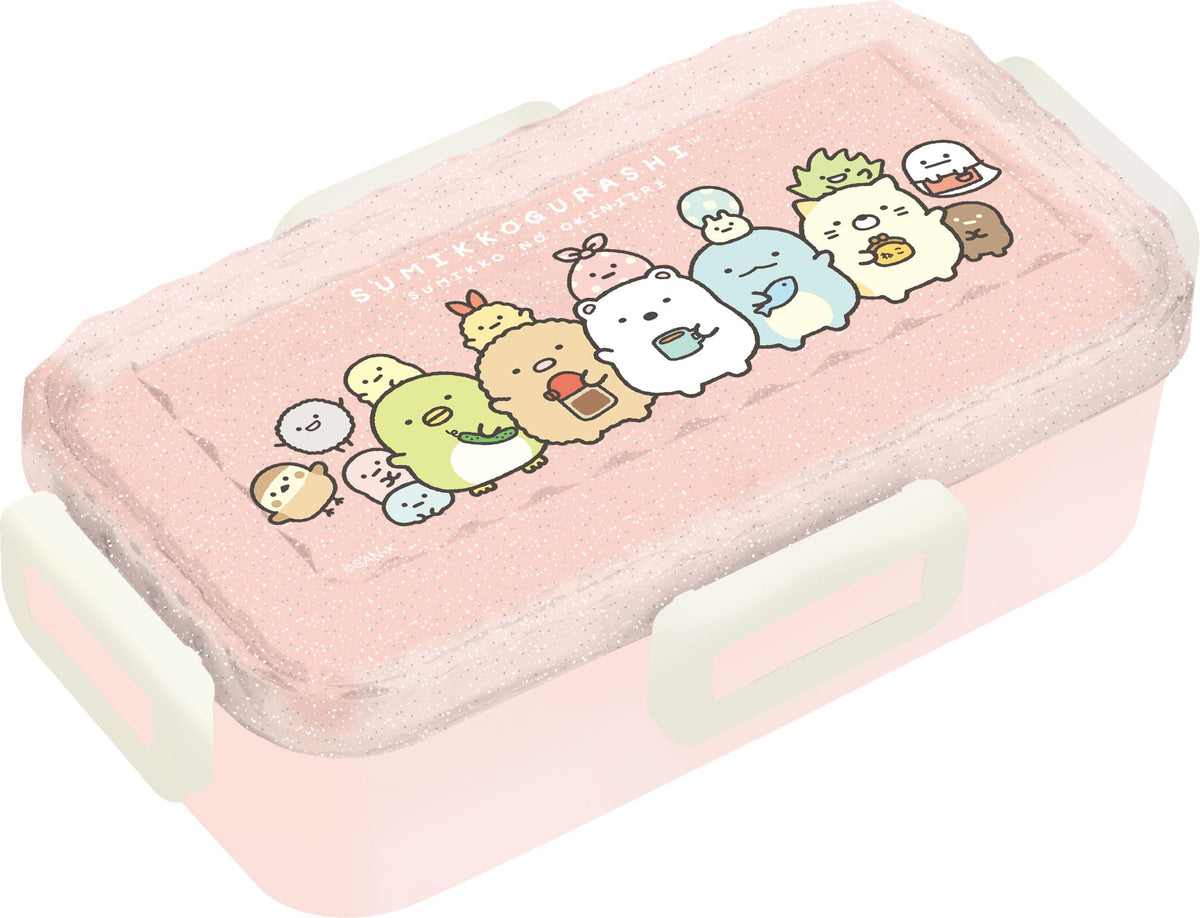San-X Sumikko Gurashi 4-Point Lock Lunch Box with Diamond Cut Design
