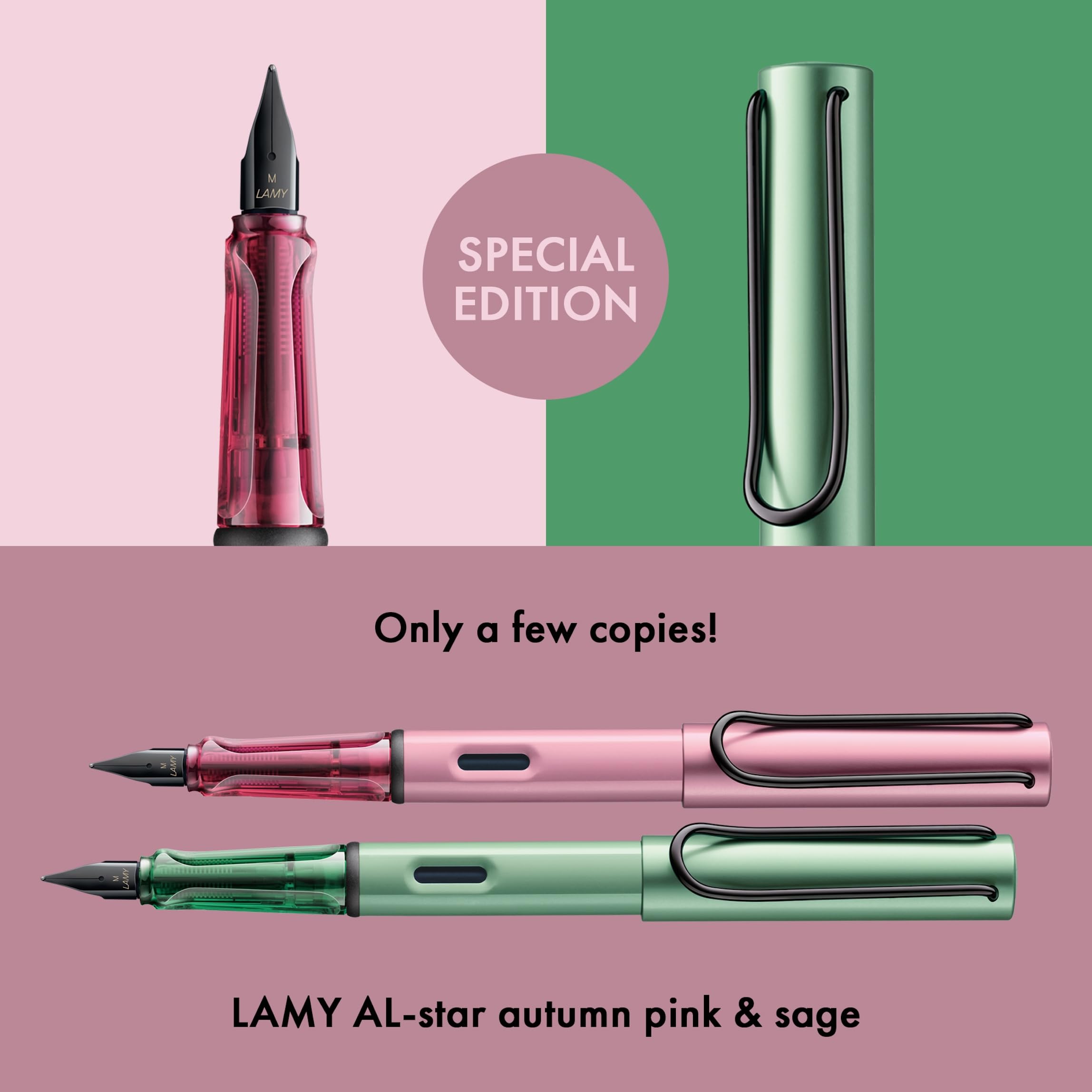 LAMY Fountain Pen F Fine Point Alstar Autumn Pink Limited Edition
