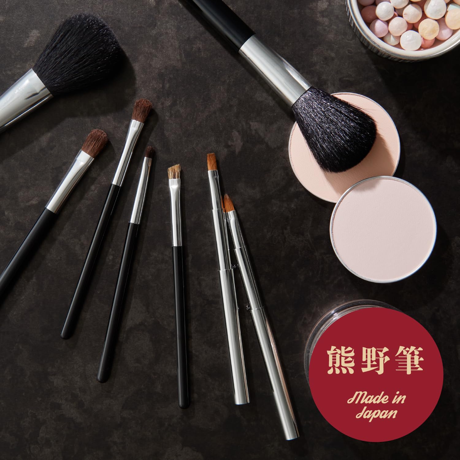 KAI Makeup Brush Eyeshadow Brush M Kumano Fude