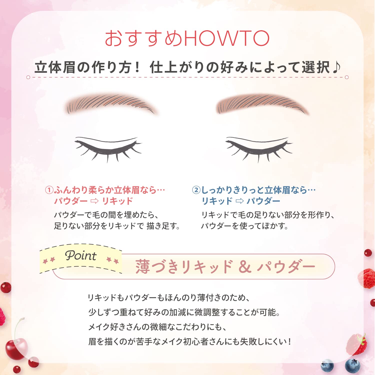 Blend Berry 3D Eyebrow Color 001 Gray and Nuance Olive