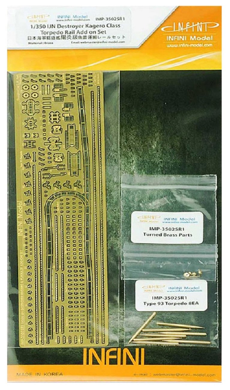 Infini Model 1/350 Scale Japanese Navy Destroyer Torpedo Rail Set