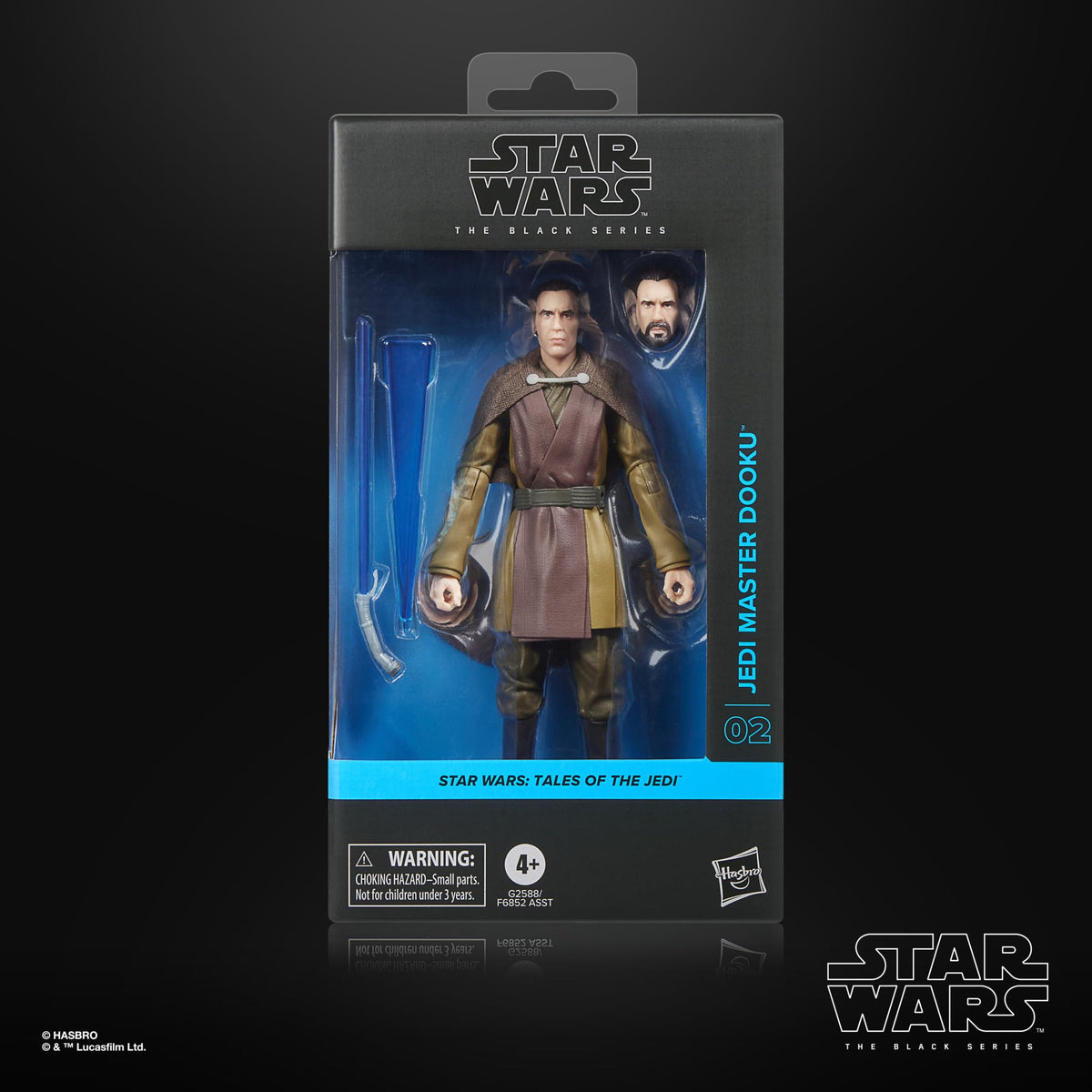 HASBRO Star Wars Black Series Jedi Master Dooku 6 Inch Action Figure