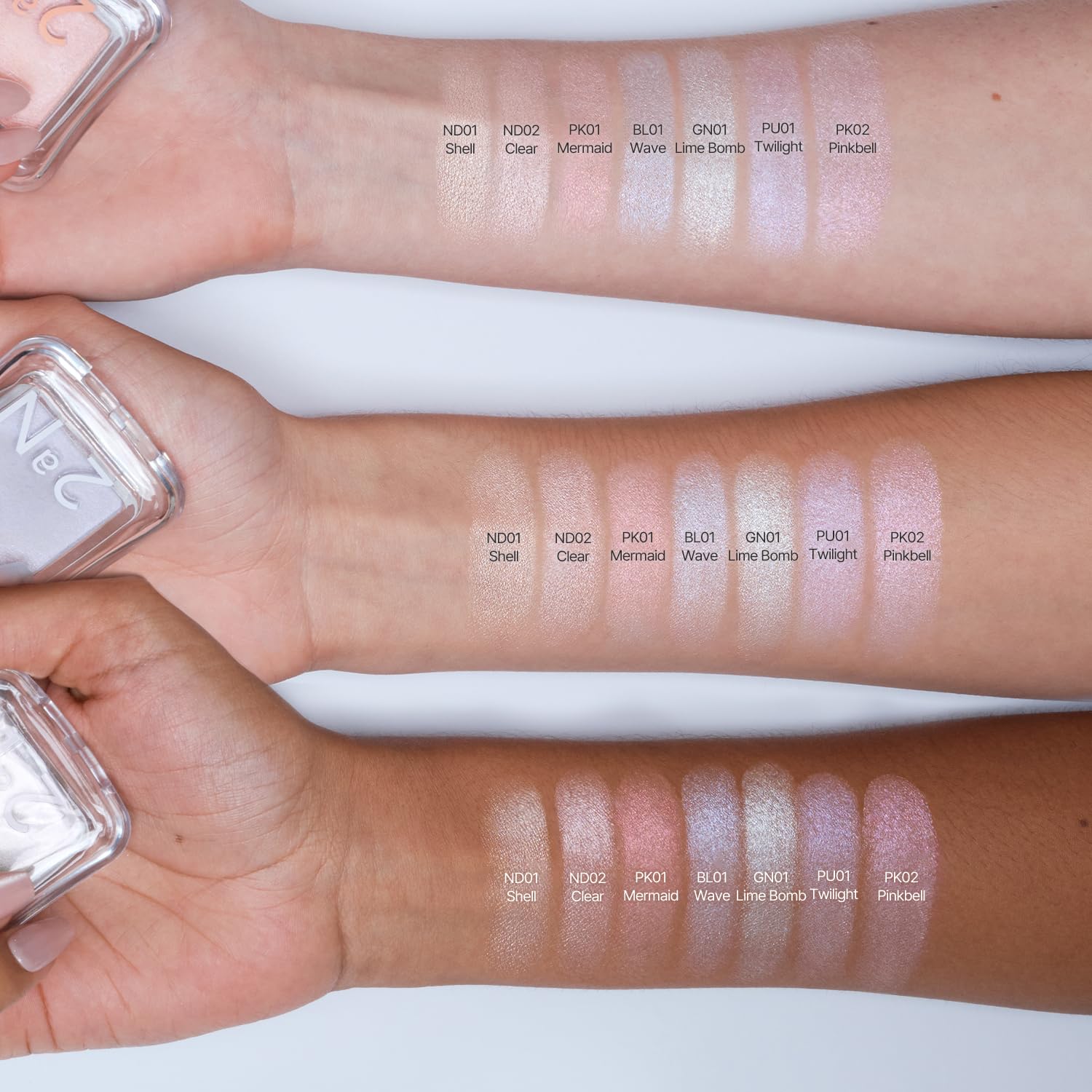 2aN Pure Glash Highlighter PK02 Pinkbell for Radiant Glow