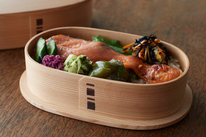 Odate Kogei Large Oval Bento Box 750ml Traditional Japanese Craft