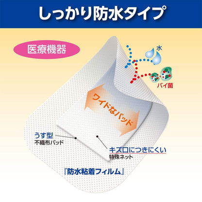 Hakujuuji Waterproof One-Touch Pad S 6 Pack for Everyday Use
