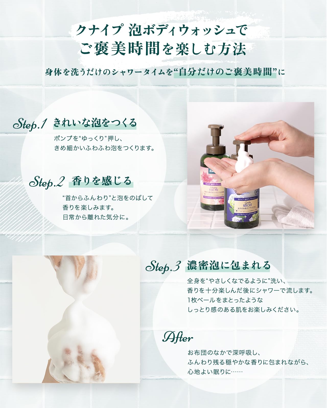 Kneipp Foaming Body Wash Super Mint 450g