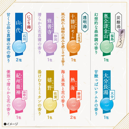 Nipponnomeitou Japanese Onsen Bath Soak 10 Pack