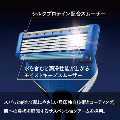 KAI Axia Razor with Moisturizing Double Smoother for a Smooth Shave