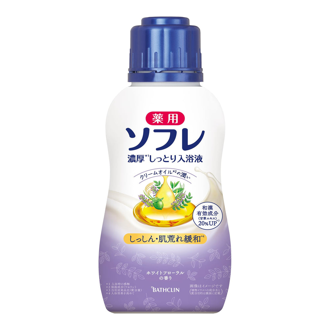 Sofure Bath Clin Medicinal Rich Moisturizing Bath Liquid 480ml