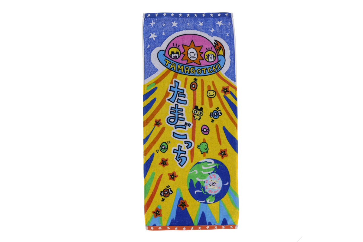 BANDAI Face Towel Tamagotchi Character Design Soft Cotton