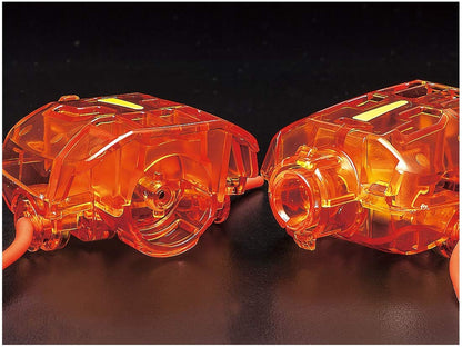 TAMIYA Fun Work Series Clear Orange Centipede Robot Model Kit