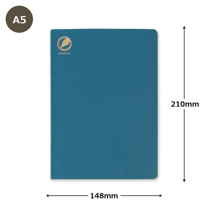 Watanabe Seihon A5 Graph Notebook with 7mm Grid Blue
