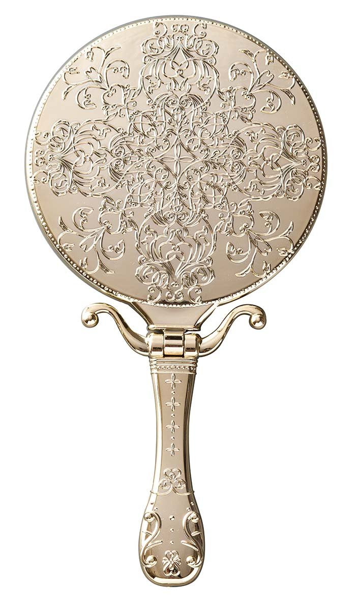 Yamamura Twinkle Hand Mirror Gold Y-1505 for Elegant Touch