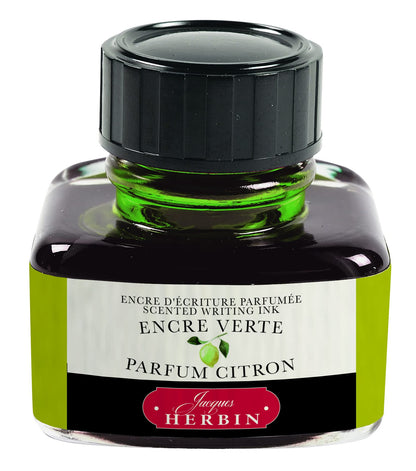 Jacques Herbin Scented Ink 30ml for Fountain and Glass Pens Lemon Green