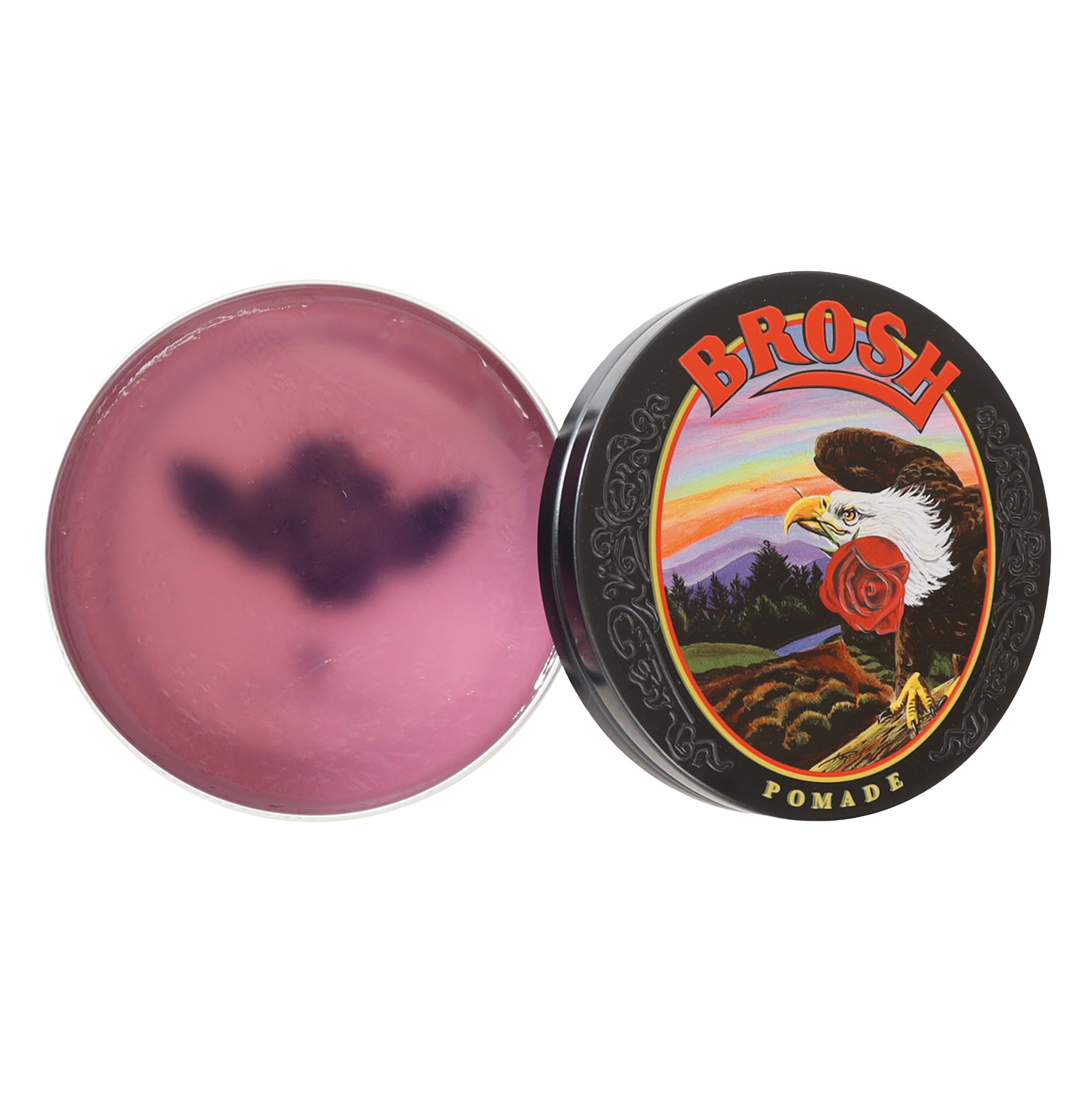 BROSH Pomade with Shine and Hard Hold for Stylish Hair