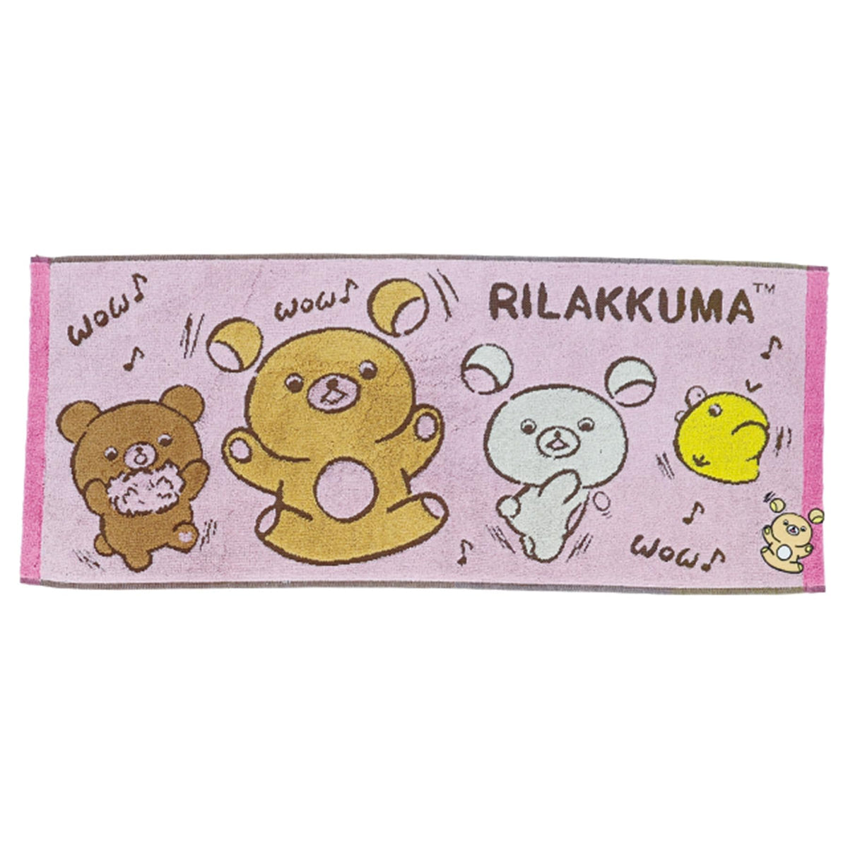 Marushin Face Towel featuring Rilakkuma for Cute Bathing Experience