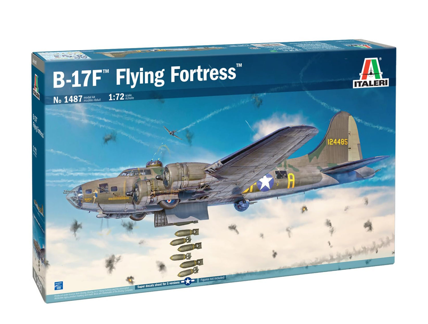 Italeri 1/72 B-17F Flying Fortress Scale Model Kit