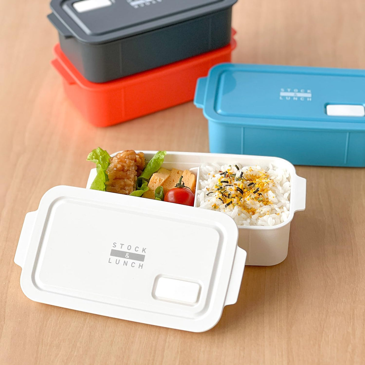 OSK Lunch Box 650ml Orange with Microwave Safe Lid