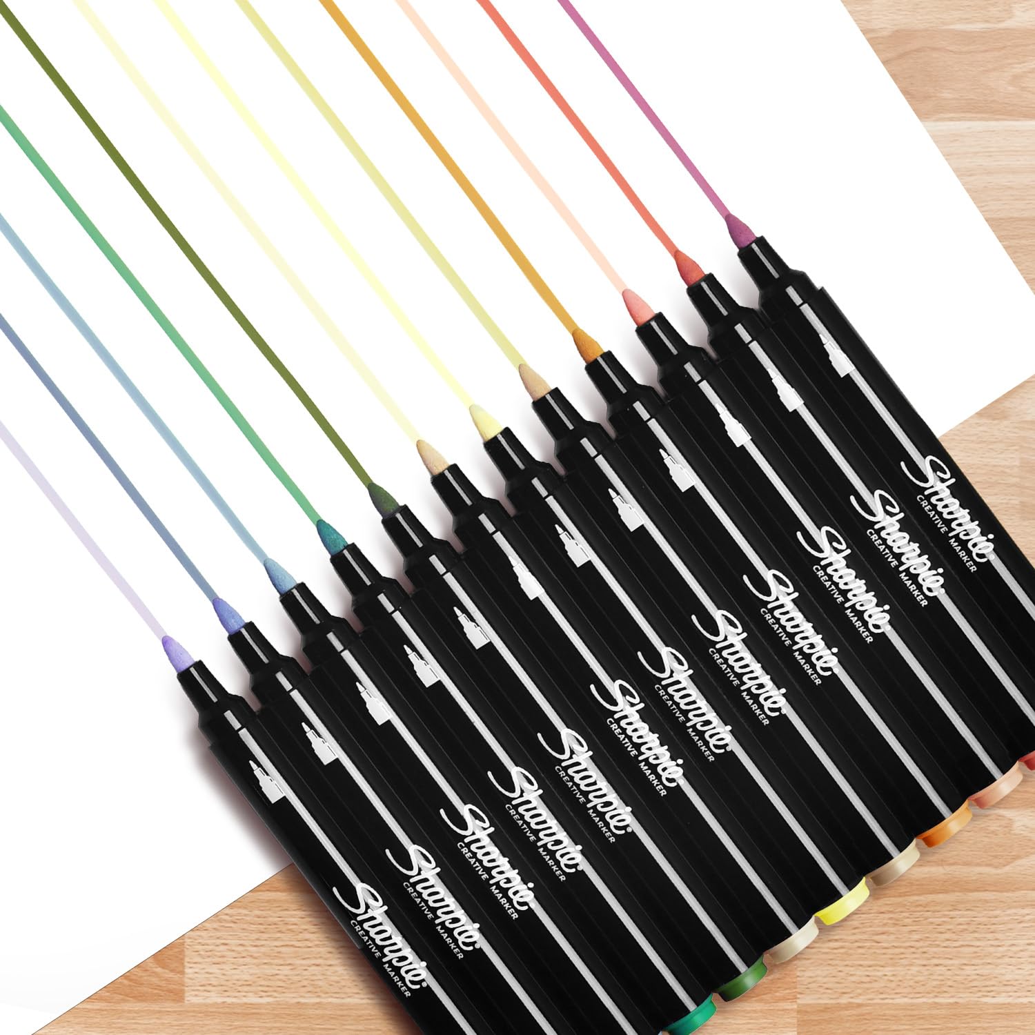 Sharpie Acrylic Markers Warm Tones 12 Count Art Markers