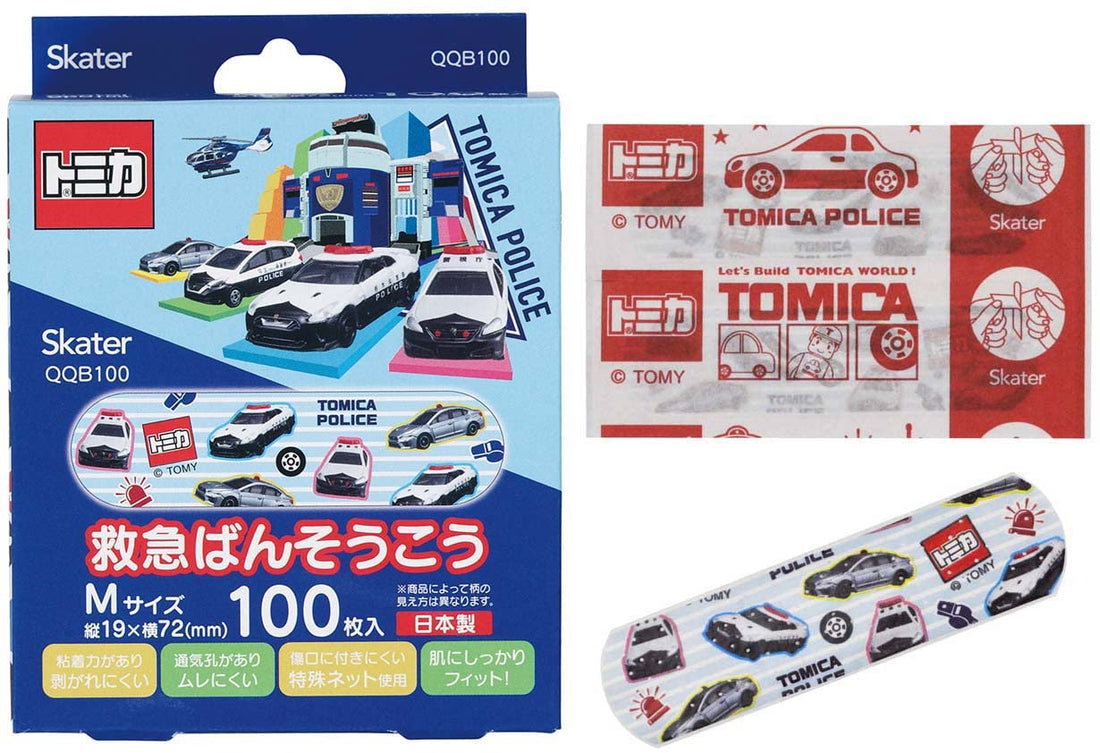Skater Band-Aid M Size 100 Count for Everyday Use