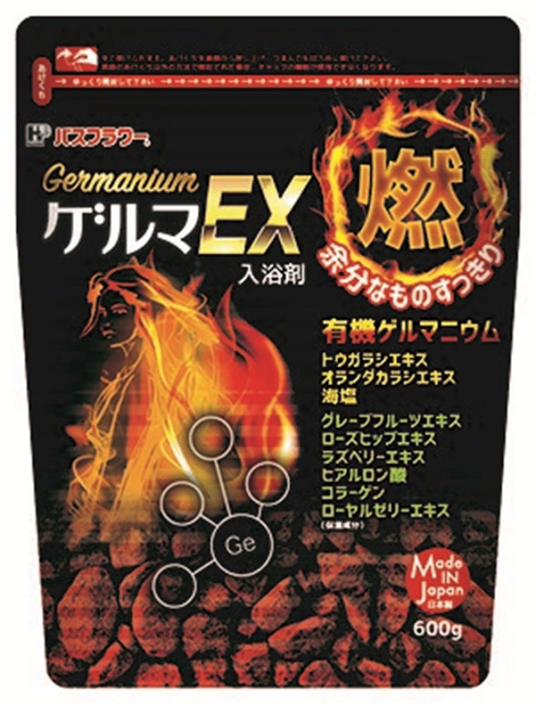 Health Bath Flower Gelma EX Bathing Powder 600g for Relaxation